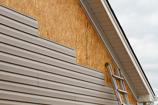 Professional Siding Installation technician working in Lakeview, GA